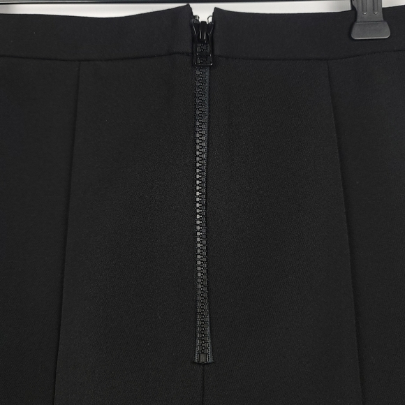 NWOT PINK TARTAN Pencil Skirt Dbl Vented Sz 4 Black Rear Zip Closure - Picture 2 of 7